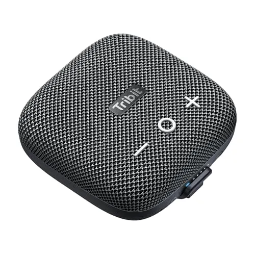 Tribit StormBox Micro 2 Portable Speaker (Black) - Tragbare Party Lautsprecher mit Bluetooth 5.3, 12 Stunden Akkulaufzeit und IP67 wasserdicht - ideal für Abenteuer und Strandpartys.