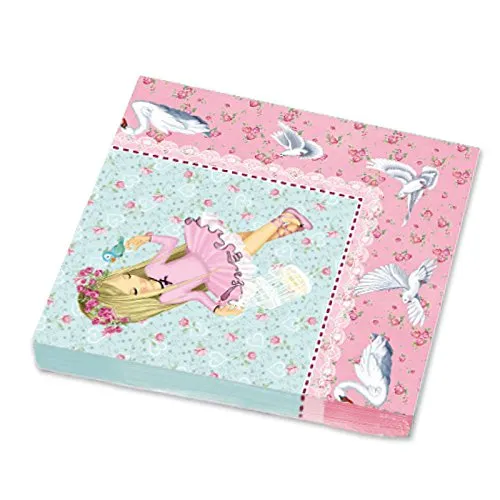 Lutz Mauder 20 Servietten * Ballett * für Kindergeburtstag und Motto-Party // Kinder Geburtstag Tanzen Tänzerin