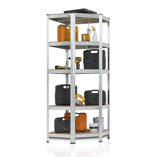 Juskys Eckregal Corner Basic, Schwerlastregal bis 875 kg
