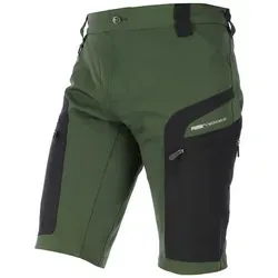 PUMA Workwear Trekkinghose PRO ONE ADVENTURE Outdoor Shorts Herren - Mit D-Ring - 4-Wege Stretch Robuste Wanderhose Herren kurz - Outdoor Hosen Herren grün XL