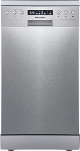 Hanseatic Standgeschirrspüler HG4585C10J7610DS, 10 Maßgedecke – Extra schmal und effizient