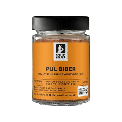 Bremer Gewürzhandel Pul Biber Gewürz, Chili Flocken Gewürzmischung, 75g im Glas