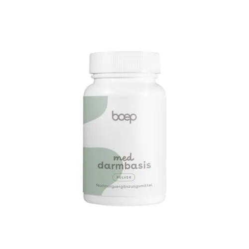 boep med Darmbasis Pulver für Kinder | 10 Bakterienkulturen & Akazienfaser, OHNE ZUCKER, natürliches Vanillearoma, 5 Mrd. KBE pro Tagesdosis, 30 Portionen