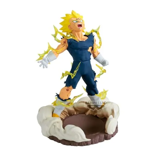 Banpresto Dragon Ball Z Majin Vegeta History Box Figure - Action- & Spielfiguren, detailgetreue Nachbildung aus der beliebten Serie, ideal für Sammler und Fans ab 15 Jahren.
