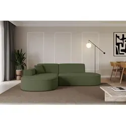 ALTDECOR Ecksofa MARI-L1 - L-Form in Grün - Ecksofa in L-Form mit hochwertiger Polsterung. Ideal für gemütliche Abende, bietet maximalen Sitz- und Liegekomfort. Perfekt für stilvolle Wohnzimmer.