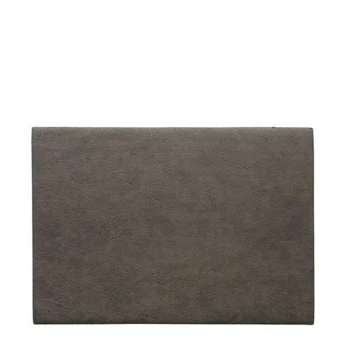 Asa Selection Tischset Vegan Leather Ø 46x33 cm mushroom in grau von ASA