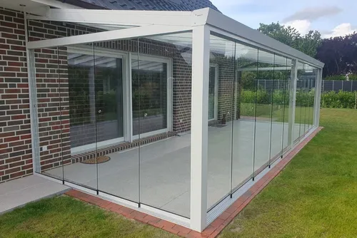 Terrasse2000 Terrassendach Kaltwintergarten Cuxhaven mit Verbundsicherheitsglas, BxT: 400x300 cm, Bedachung Verbundsicherheitsglas
