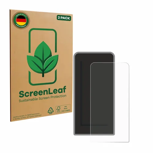 2x ScreenLeaf Displayschutzfolie für Tenways CGO600 Pro nachhaltig verpackt