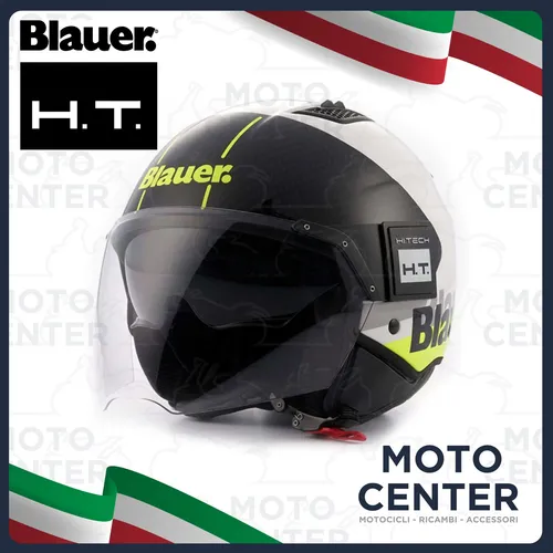Blauer Motorradhelm BET Urban Jethelm XL mit integriertem Sonnenvisier - Motorradhelm in Größe XL (60/62) mit kratzfestem, integriertem Sonnenvisier für optimalen Schutz und Komfort beim Fahren.