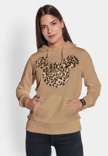 COURSE Kapuzenpullover Mickey Mouse Beige XS - Bequemer Pullover für Fans, mit lässigem Mickey Mouse Design und entspannter Passform. Ideal für Freizeitlooks.