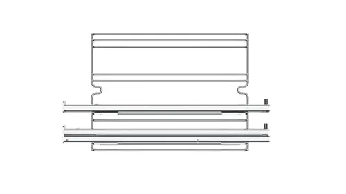 TEKA Teleskop-Auszug, 2-fach für 60cm Backöfen