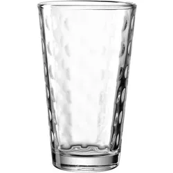 Leonardo Longdrinkglas Optic 540 ml - Elegantes Trinkglas - Hochwertiges Longdrinkglas mit 540 ml Fassungsvermögen. Ideal für Cocktails und Erfrischungsgetränke, sorgt für stilvolles Servieren und Genuss.