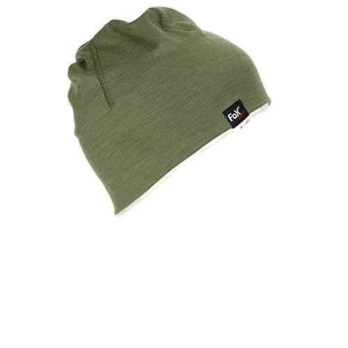 Fox Outdoor Beanie, Merino Lite, (Oliv)