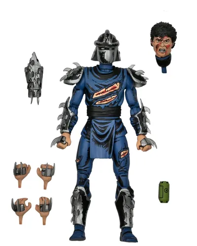 Teenage Mutant Ninja Turtles Battle Damaged Shredder Actionfigur - Aufstellfigur von Shredder, detailreich und ideal für Sammler und Fans der Mirage Comics.