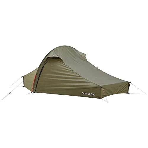 Nordisk Telemark 2.2 PU Zelt oliv - Zelt für Wanderer und Trekker, aus strapazierfähigem Material mit schnellem Aufbau und 8000 mm Wassersäule, ideal für jedes Abenteuer.