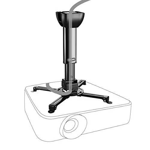 Celexon Beamer-Deckenhalterung MultiCel 3040 Pro - Beamer-Deckenhalterung für alle gängigen Projektoren, mit integrierter Höhenverstellung und einfacher Montage für optimale Flexibilität und Wartungsfreundlichkeit.