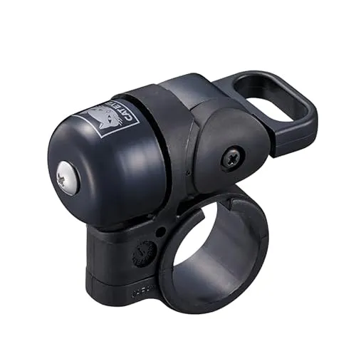 CATEYE Nido Messing Klingel, Black, Ø25.4 x 23 mm