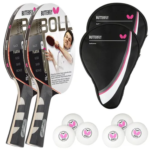 Timo Boll Platin 85025 Tischtennisschläger Set von Butterfly