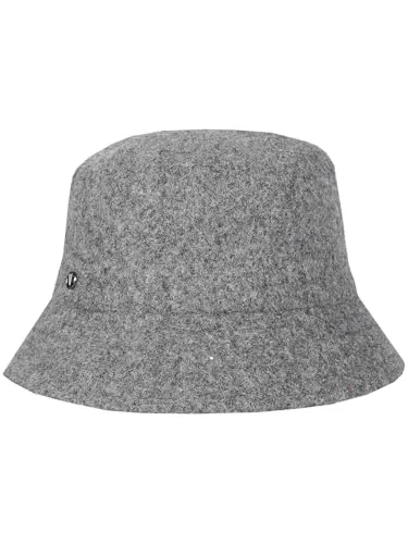 LOEVENICH Bucket Hat | Wollmischung | OneSize | Damen | Stylisches Modeaccessoire Charcoal