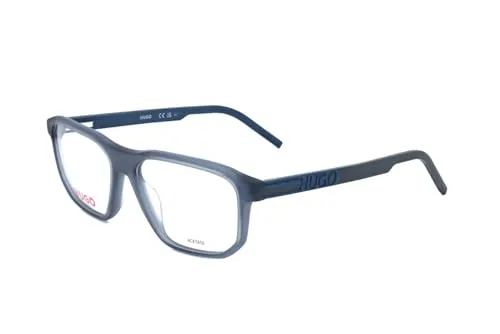 Hugo Boss Hg 1189 FLL/16 MATTE BLUE Eyewear Men's Acetate, Standard, 56