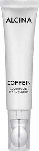 ALCINA Coffein Augenfluid 15 ml - Augencreme zur Minderung von Augenschwellungen, kühlt und erfrischt sofort für einen wachen Blick mit ausleuchtenden Pigmenten und Hyaluron.