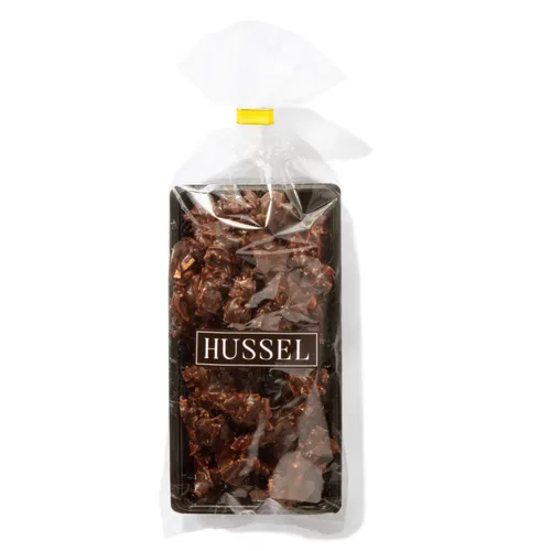 GOURVITA DE Hussel Mandelsplitter in Zartbitterschokolade, 100g 13358
