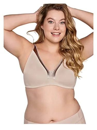 Naturana Damen 5227 BH, Light Beige, 38B - Funktionsunterwäsche mit geformten Soft-Cups und nahtlosen Körbchen für höchsten Tragekomfort und eine elegante Silhouette.