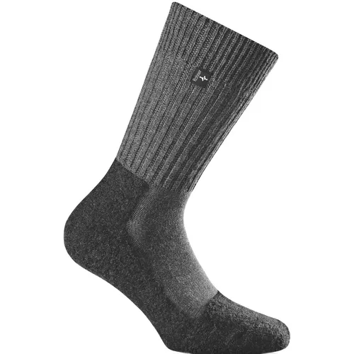 Rohner Trekkingsocke Original (Schurwolle) anthrazit - 1 Paar, Größe: 39-41 - Sportsocken aus hochwertiger Schurwolle, ideal für Wanderschuhe mit Lederfütterung. Sie halten den Fuß trocken und warm, sind wasser- und schmutzabweisend und bieten eine optimale Passform.