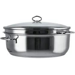 Berndes Edelstahlbräter 25,5 cm, silber in grau von Berndes