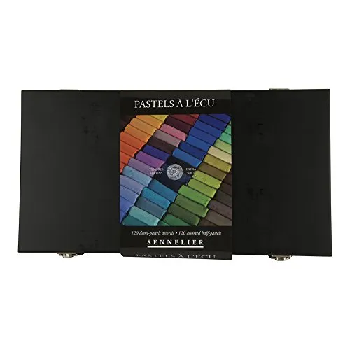 SENNELIER Extraweiches Pastell-Halbstäbchen-Set, 120 Farben - Pastelle für Künstler, ideal für Reisen, mit hochwertigen, reinen Pigmenten für lebendige Farben und natürliche Trocknung.