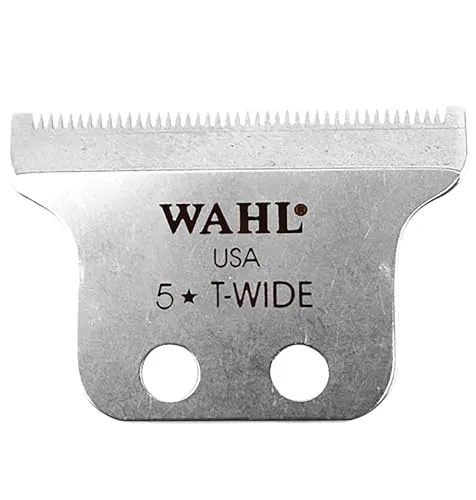 Wahl HSM Detailer Wide Schneidsatz - Professionelle Konturenhaarschneidemaschine für exakte Feinarbeiten. Mit verchromtem Präzisionsschneidsatz (38 mm) und Zero-Overlap für extrem kurze Schnittlängen, ideal für kleine Hände.