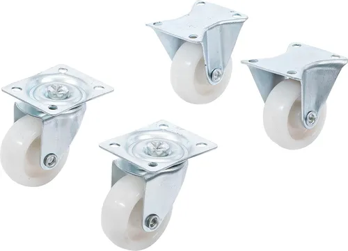 BGS Do It Yourself Lenk-/Bockrollen-Satz | 40 mm | 4-tlg.