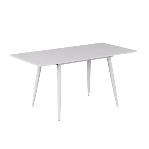 Vicco Esstisch Beaver, ausziehbar 120-160 cm, Weiß