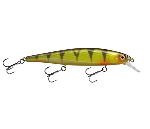 Illex Mag Squad 128 SP Wobbler Perch - Lockmittel für Angler, ideal zum gezielten Fang von Barsch mit lebensechter Schwimmbewegung und hoher Verführungskraft.