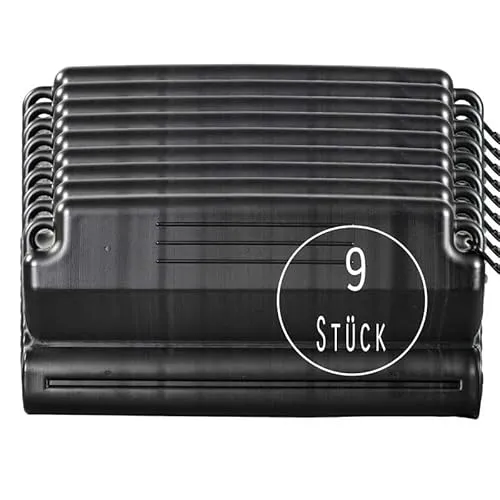 Hochwertige Pool Eisdruckpolster in Premiumqualität | Mit Sand beschwert + Verbindungshaken | Eisschutz Überwinterung Schwimmbecken Robust Winterfest Eisbrecher Frostsicher (9 Stück)