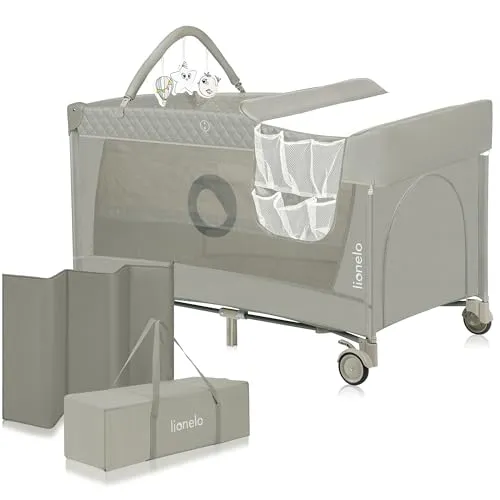 Lionelo Flower 4in1 Reisebett Baby in beige von Lionelo