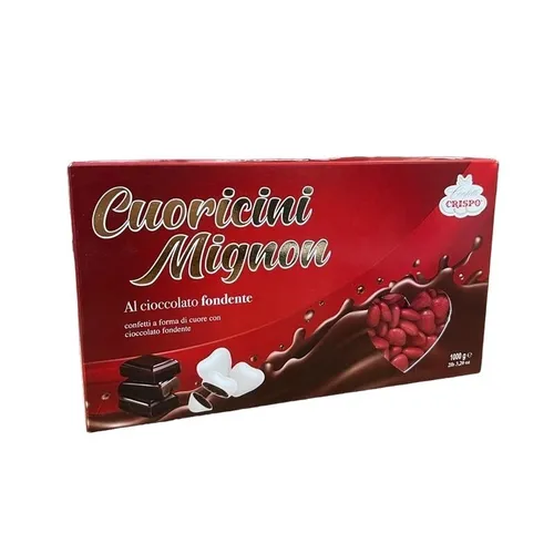 CONFETTI CRISPO Herzchen Mignon Rote 1 KG