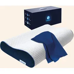 casimum Orthopädisches Nackenstützkissen Memory Foam - Höhenverstellbar für optimalen Schlaf - Kategorie: Kissen. Höhenverstellbares Nackenkissen mit viskoelastischem Memory-Schaum für perfekte Unterstützung von Kopf und Nacken, sorgt für entspannte Nächte und fördert eine gesunde Schlafhaltung.