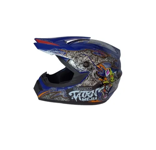 FunSport-Factory Motocrosshelm Mejia Kinder Crosshelm Motocross Helm Kinder Motorradhelm Offroad