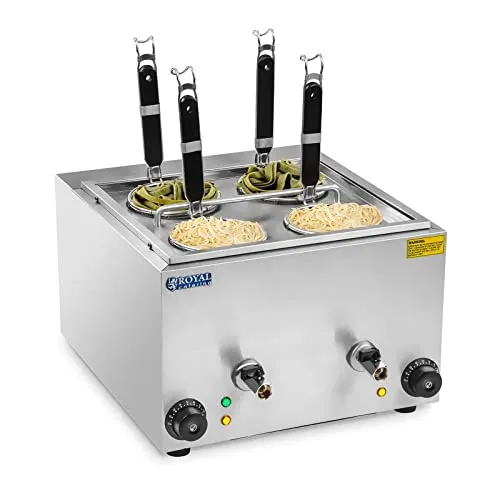 Royal Catering RCNK-4 Elektrischer Pastakocher in grau von Royal Catering