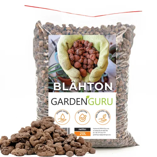 Blähton Tongranulat Keramsit 8-16 mm Pflanzton Mineral-Granulat Sack 20L Hydro