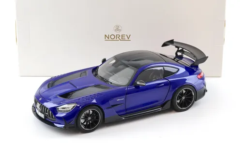 Mercedes AMG GT Black Series Blau metallic 2021 1:18 Norev - Detailgetreues 1:18 Modell des Mercedes AMG GT Black Series in Blau, ideal für Sammler und Fans, mit Originalverpackung.