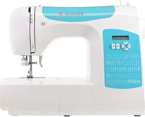 Singer C5205-TQ Nähmaschine - Nähmaschine für kreative Projekte, mit benutzerfreundlichen Funktionen und vielseitigen Stichoptionen für Anfänger und Fortgeschrittene.