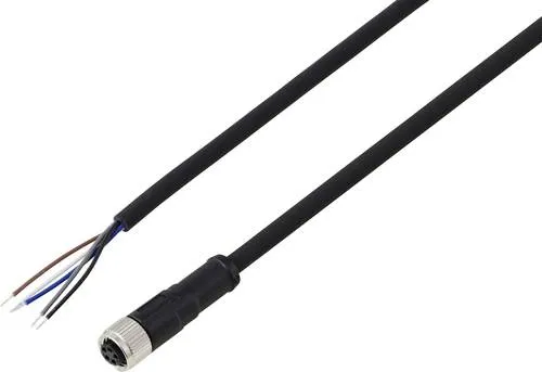 TRU COMPONENTS TC-13751964 M8 Anschlussleitung 10m, gerade - Praktische 10m Anschlussleitung mit M8 Buchse, ideal für kompakte Anwendungen in der Automatisierungstechnik. Perfekt zum Verbinden von Sensoren und Steuerungen in Industrieanlagen.