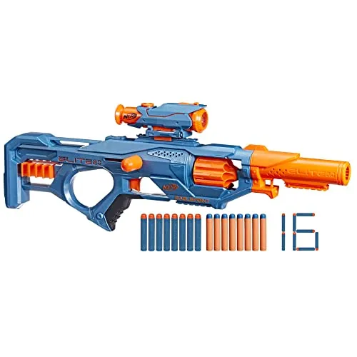 NERF Elite 2.0 Eaglepoint RD-8 Blaster - Schaumstoff-Blaster mit 8-Dart Trommel und abnehmbaren Teilen für individuelle Anpassungen, ideal für actionreiche Outdoor-Spiele.