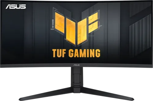 ASUS TUF Gaming VG34VQEL1A - 34 Zoll UWQHD Curved Gaming Monitor, 100Hz, 1ms Reaktionszeit und HDR10 für ultra-flüssiges Spielerlebnis