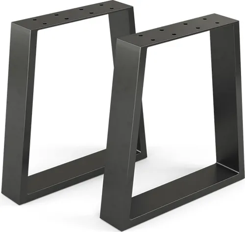 Produktbild Vicco Tischbeine, Trapezförmig, Schwarz 40 x 42 cm