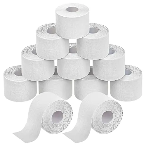 BB Sport Kinesiologie Tape Set - 12 Rollen in 5 cm x 5 m, viele Farben - Elastische und wasserfeste Baumwoll-Tapes, hautfreundlich und atmungsaktiv. Inklusive E-Book mit Anwendungsbeispielen. Ideal für den täglichen Einsatz.