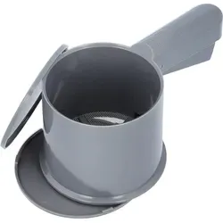 Birkmann Mehlsieb Easy Baking, Anthrazit, Kunststoff, 11x10x21.5 cm, BPA-frei, leicht zu reinigen, ergonomischer Griff, Kochen, Küchenhelfer, Küchensiebe