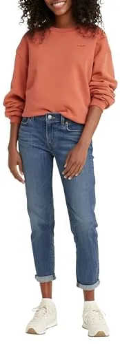 Levi's Damen Mid Rise Boyfriend Jeans, Lapis Gem, 27W / 30L - Damen-Jeanshosen mit figurschmeichelndem hohem Bund, ideal für einen lässigen und entspannten Style, perfekt für jeden Anlass.